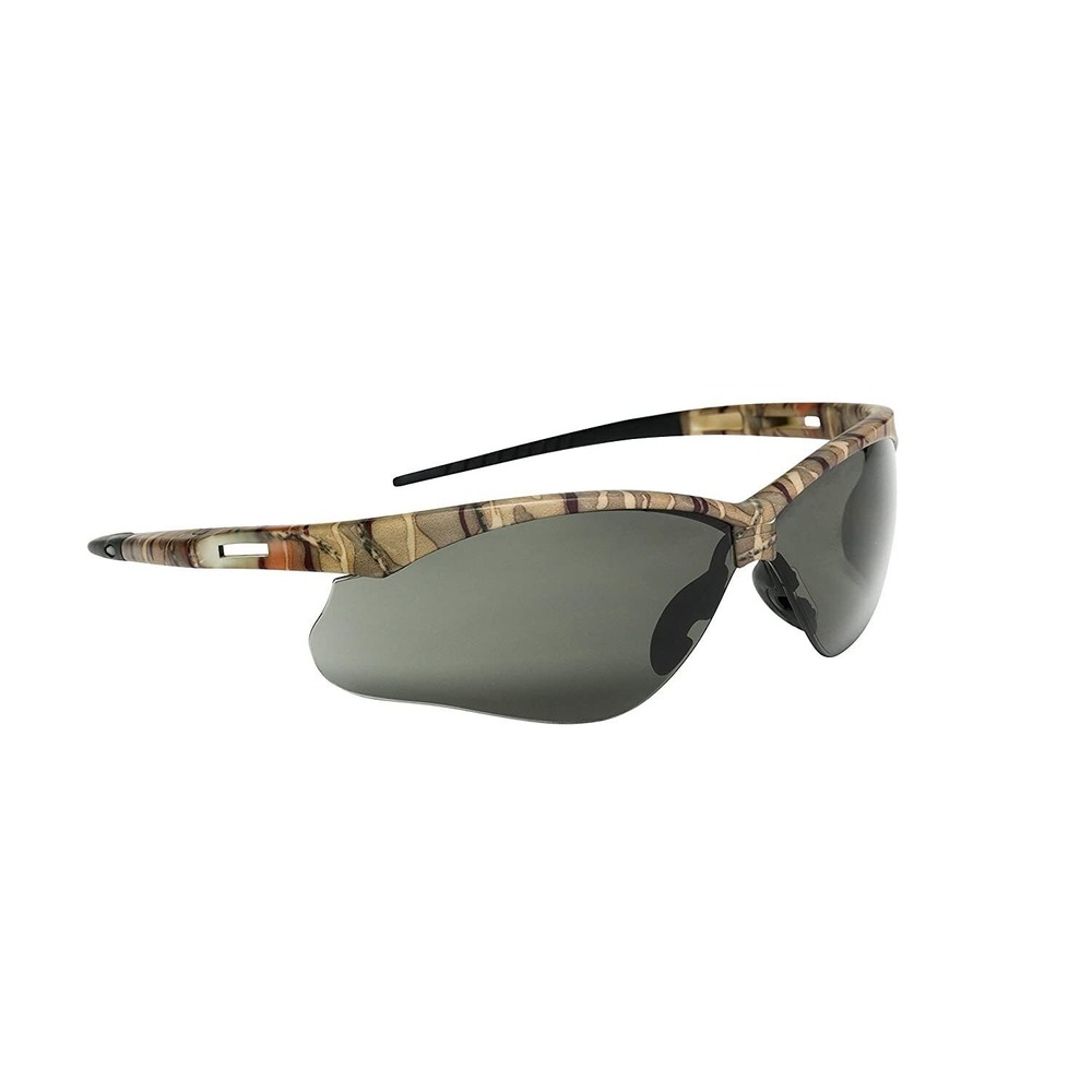 JACKSON SG 50015 Safety Glasses Universal Size Smoke Lens Camo Frames